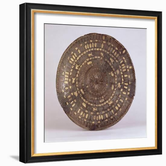 Dish with Ten Circles of Scythian Motifs, from Ziwiyeh, Iran, circa 7th Century BC-Scythian-Framed Giclee Print