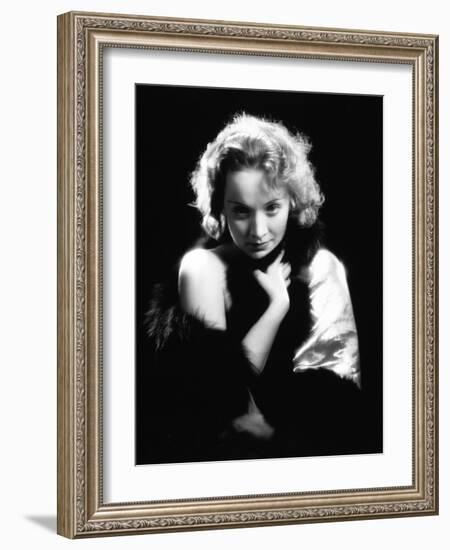 Dishonored, Marlene Dietrich, Directed by Josef Von Sternberg, 1931-null-Framed Photographic Print