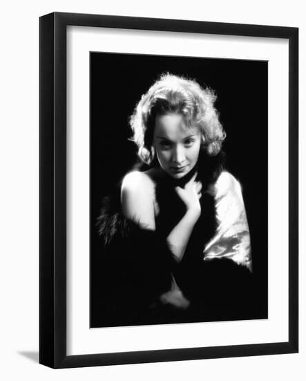 Dishonored, Marlene Dietrich, Directed by Josef Von Sternberg, 1931-null-Framed Photographic Print