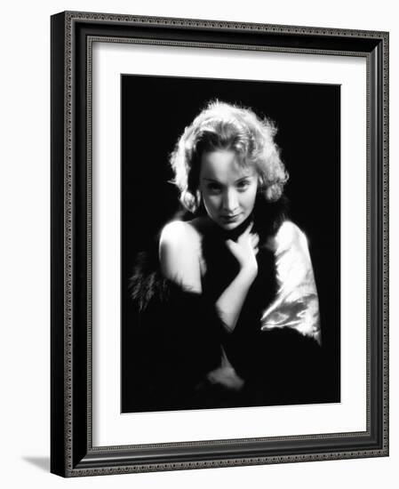 Dishonored, Marlene Dietrich, Directed by Josef Von Sternberg, 1931-null-Framed Photographic Print