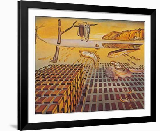 Disintegration of the Persistence of Memory-Salvador Dalí-Framed Art Print