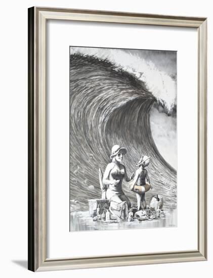 Dismal Beach-Banksy-Framed Giclee Print