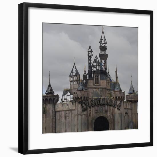 Dismal's Castle Photo-Banksy-Framed Premium Giclee Print