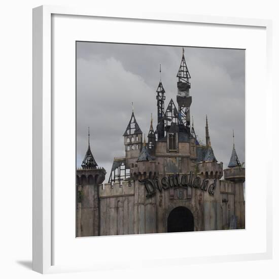 Dismal's Castle Photo-Banksy-Framed Premium Giclee Print