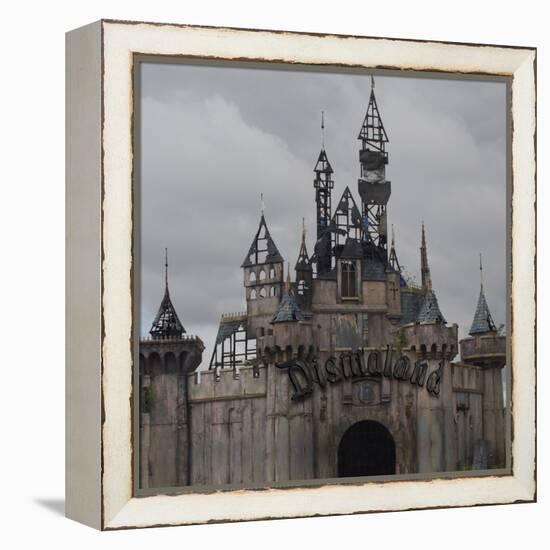 Dismal's Castle Photo-Banksy-Framed Premier Image Canvas