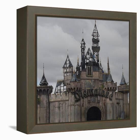 Dismal's Castle Photo-Banksy-Framed Premier Image Canvas