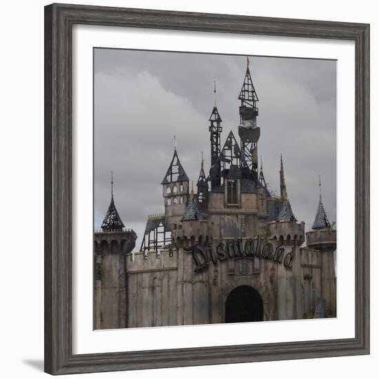 Dismal's Castle Photo-Banksy-Framed Giclee Print