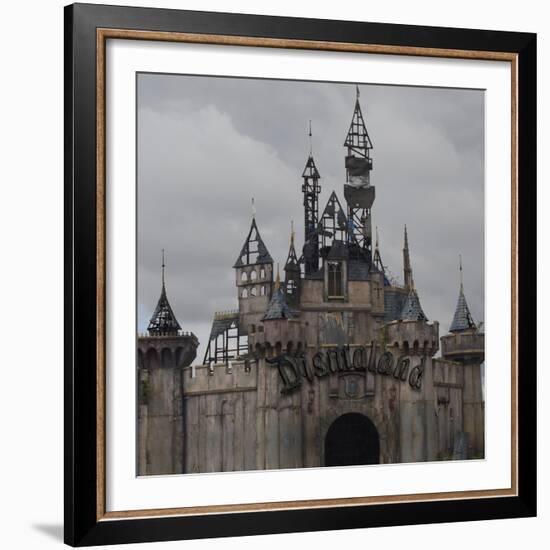 Dismal's Castle Photo-Banksy-Framed Giclee Print