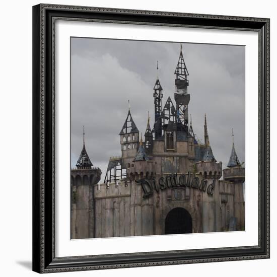 Dismal's Castle Photo-Banksy-Framed Giclee Print