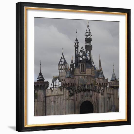 Dismal's Castle Photo-Banksy-Framed Giclee Print