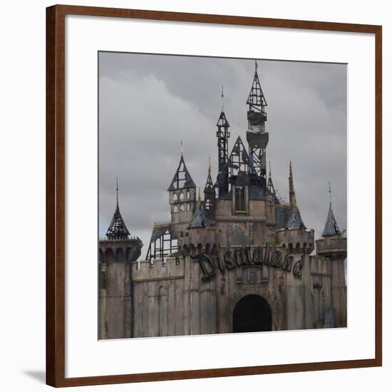 Dismal's Castle Photo-Banksy-Framed Premium Giclee Print