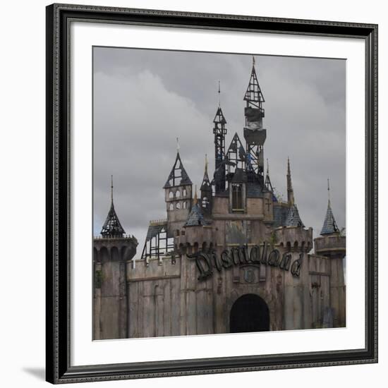 Dismal's Castle Photo-Banksy-Framed Giclee Print