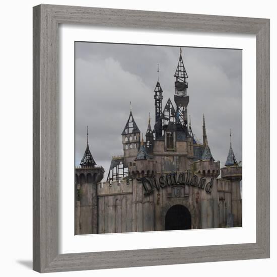 Dismal's Castle Photo-Banksy-Framed Giclee Print