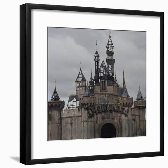 Dismal's Castle Photo-Banksy-Framed Giclee Print