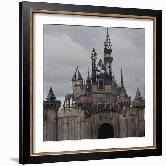 Dismal's Castle Photo-Banksy-Framed Giclee Print