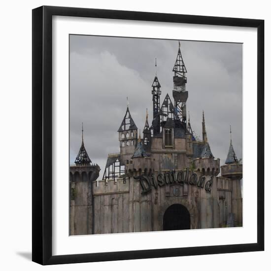 Dismal's Castle Photo-Banksy-Framed Giclee Print