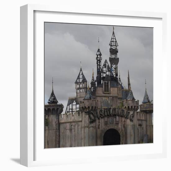 Dismal's Castle Photo-Banksy-Framed Giclee Print