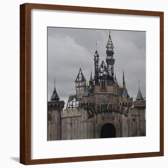 Dismal's Castle Photo-Banksy-Framed Giclee Print