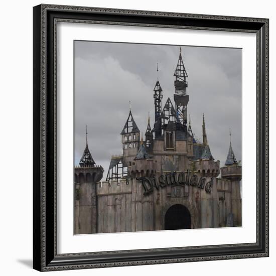 Dismal's Castle Photo-Banksy-Framed Giclee Print