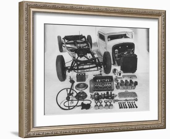 Dismantled Stock Car-Andreas Feininger-Framed Photographic Print