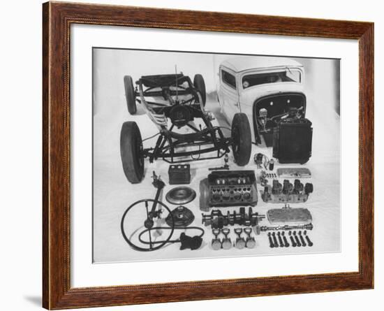 Dismantled Stock Car-Andreas Feininger-Framed Photographic Print