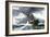 Dismasted Ship Driftng at Sea after a Storm-null-Framed Giclee Print