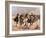 Dismounted: The 4th Troopers Moving-Frederic Sackrider Remington-Framed Giclee Print