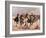 Dismounted: The 4th Troopers Moving-Frederic Sackrider Remington-Framed Giclee Print