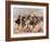 Dismounted: The 4th Troopers Moving-Frederic Sackrider Remington-Framed Giclee Print