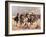 Dismounted: The 4th Troopers Moving-Frederic Sackrider Remington-Framed Giclee Print