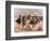 Dismounted: The 4th Troopers Moving-Frederic Sackrider Remington-Framed Giclee Print