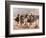 Dismounted: The 4th Troopers Moving-Frederic Sackrider Remington-Framed Giclee Print