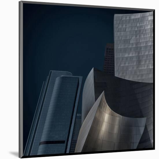 Disney Hall Los Angeles-null-Mounted Art Print