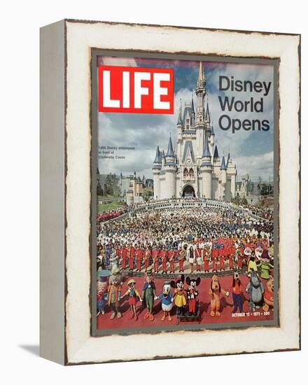 Disney World Opens, October 15, 1971-Yale Joel-Framed Premier Image Canvas