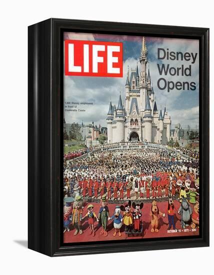 Disney World Opens, October 15, 1971-Yale Joel-Framed Premier Image Canvas