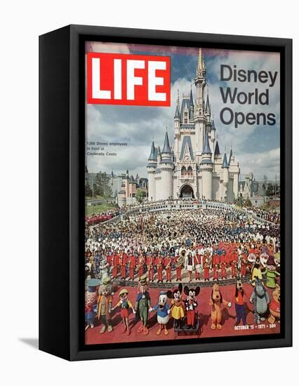 Disney World Opens, October 15, 1971-Yale Joel-Framed Premier Image Canvas