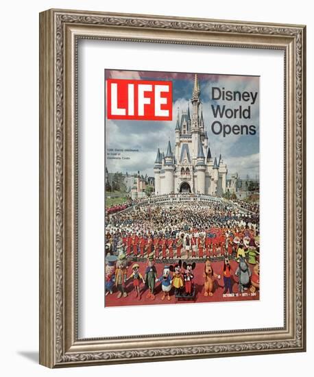 Disney World Opens, October 15, 1971-Yale Joel-Framed Photographic Print