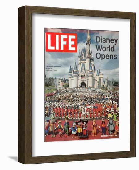 Disney World Opens, October 15, 1971-Yale Joel-Framed Photographic Print