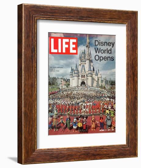 Disney World Opens, October 15, 1971-Yale Joel-Framed Photographic Print