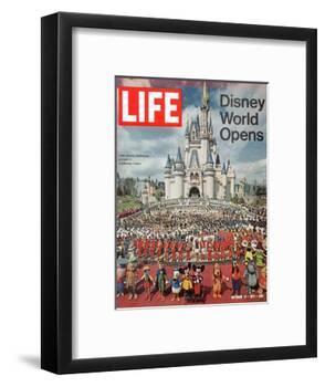 Disney World Opens, October 15, 1971-Yale Joel-Framed Photographic Print
