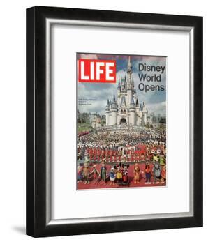 Disney World Opens, October 15, 1971-Yale Joel-Framed Photographic Print