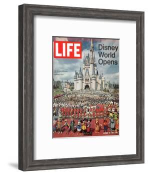 Disney World Opens, October 15, 1971-Yale Joel-Framed Photographic Print