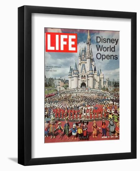 Disney World Opens, October 15, 1971-Yale Joel-Framed Photographic Print