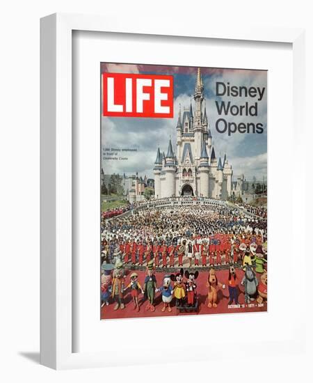 Disney World Opens, October 15, 1971-Yale Joel-Framed Photographic Print