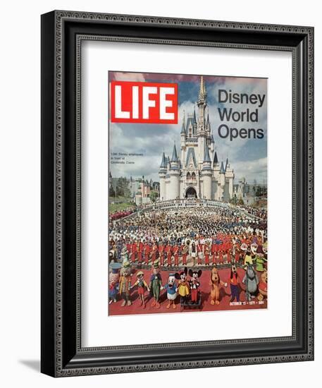 Disney World Opens, October 15, 1971-Yale Joel-Framed Photographic Print