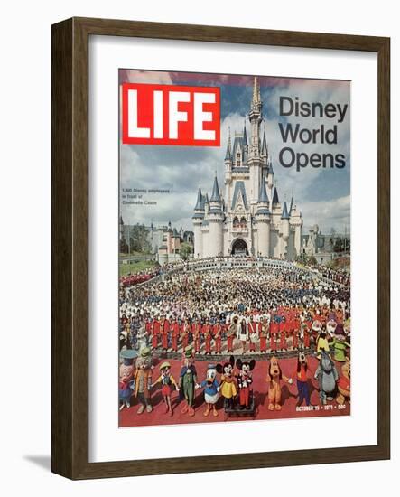 Disney World Opens, October 15, 1971-Yale Joel-Framed Photographic Print