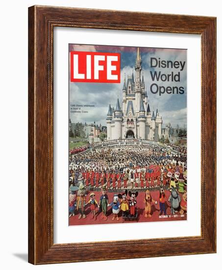 Disney World Opens, October 15, 1971-Yale Joel-Framed Photographic Print