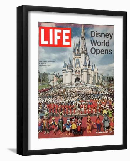 Disney World Opens, October 15, 1971-Yale Joel-Framed Photographic Print