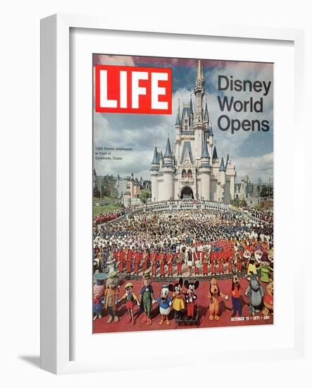 Disney World Opens, October 15, 1971-Yale Joel-Framed Photographic Print