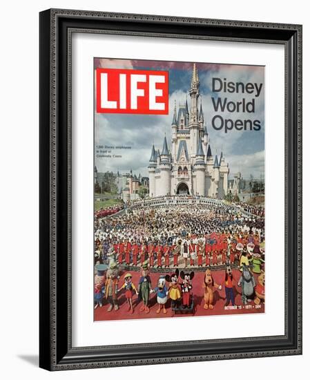 Disney World Opens, October 15, 1971-Yale Joel-Framed Photographic Print